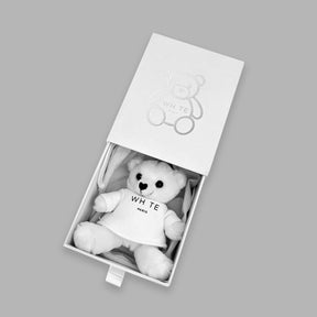 BLVCK Teddy Bear Keyring WHTE