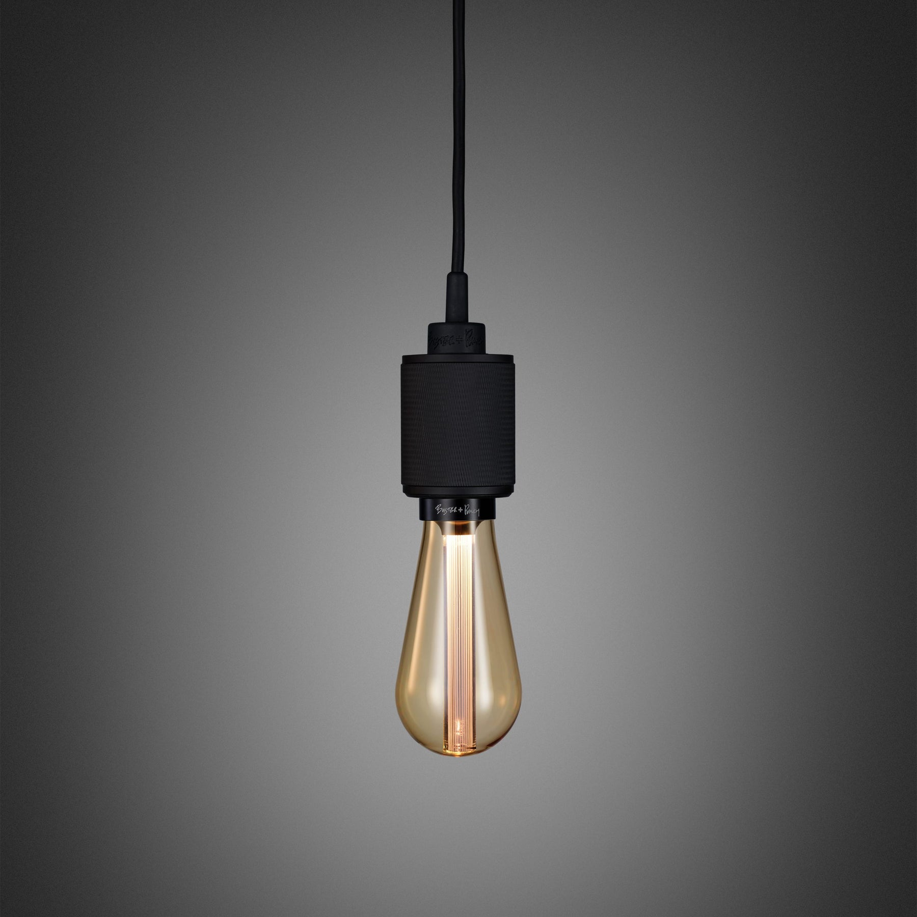 B+P Heavy Metal Pendant Light Cross | Black