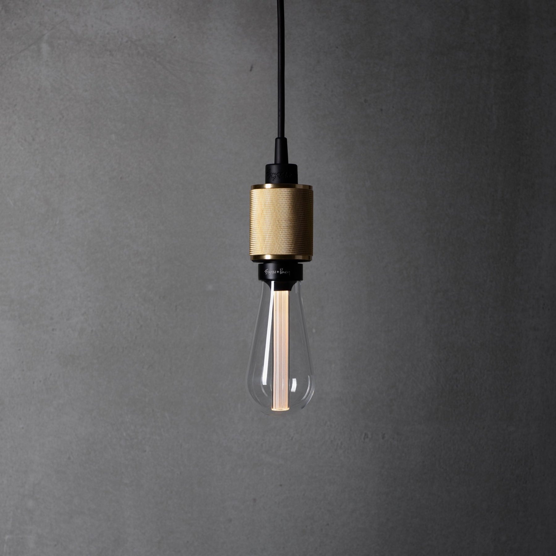 B+P Heavy Metal Pendant Light Cross | Brass