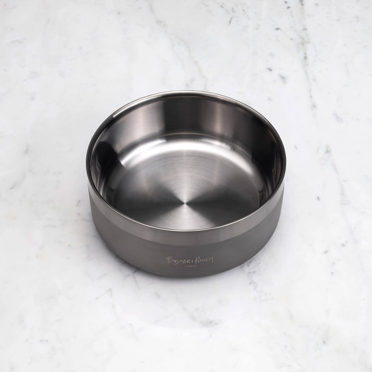 B+P Dog Bowl Silver Large