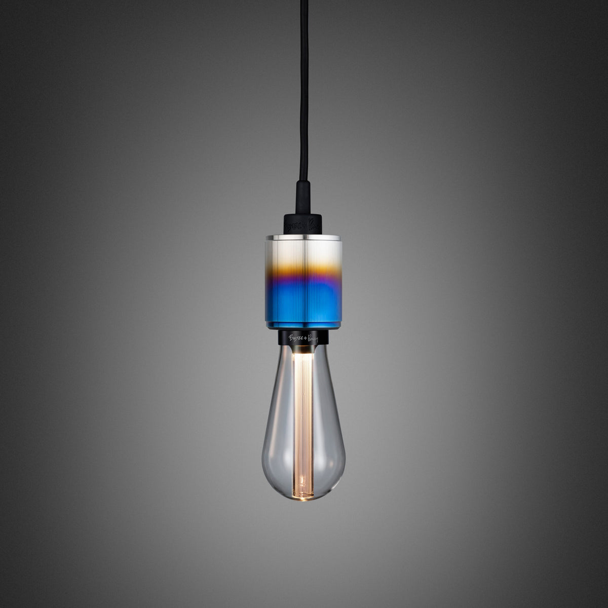 B+P Heavy Metal Pendant Light Linear | Burnt Steel