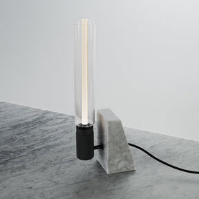 B+P Stone Table Light | White Marble