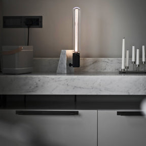 B+P Stone Table Light | White Marble