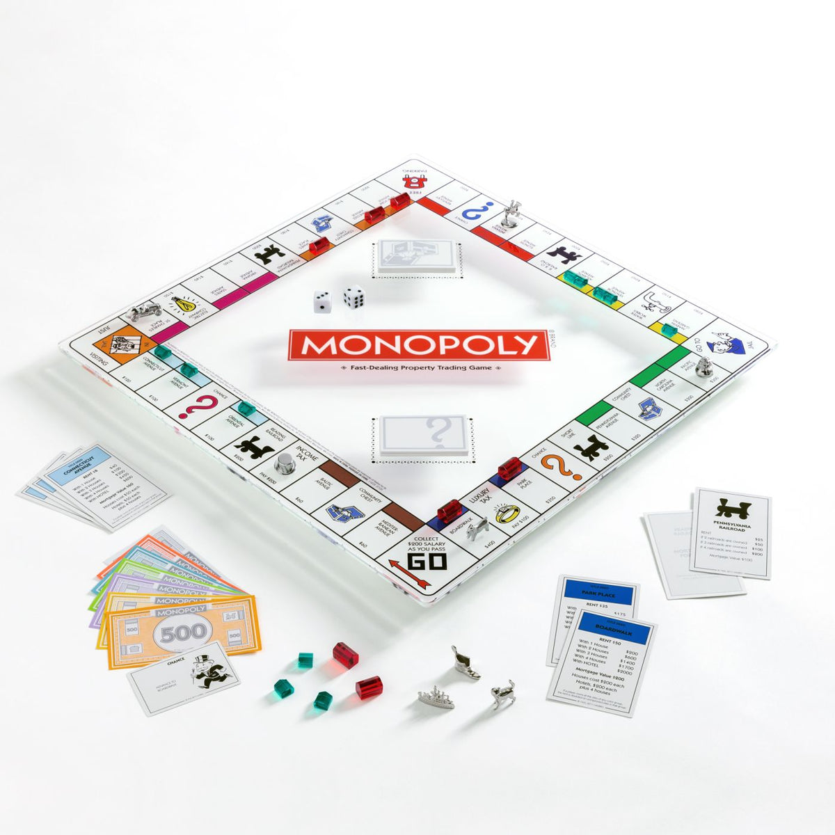 Monopoly Board Games | Glass Edition